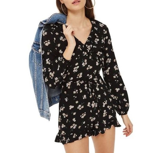 TOPSHOP Floral Romper - Picture 5 of 5